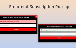 Magento 2 notify me button