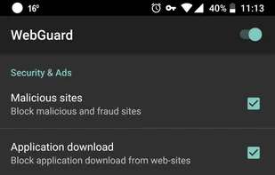 WebGuard screenshot 1