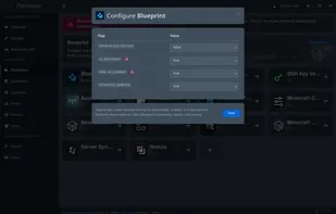 Enable/disable Blueprint features through flags