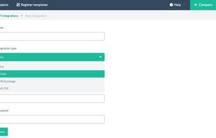 Integration setup