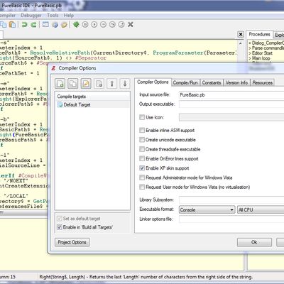 xojo program arguments