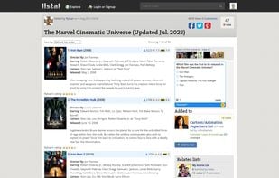 Listal screenshot 2