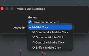 MiddleQuit screenshot 1