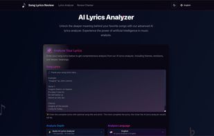 ai lyrics analyzer
