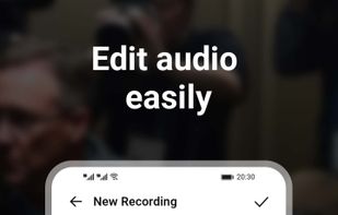 Edit audio easily