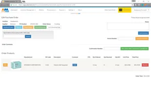 Create and Receive Purchase Orders