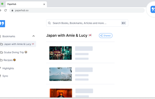 One home for all your bookmarks,
reading and highlights.