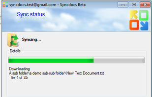 Syncdocs screenshot 1