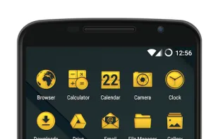 Golden Icons Icon Pack screenshot 1