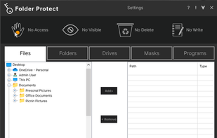 Folder Protect screenshot 1
