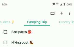 Fossify Notes screenshot 1