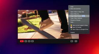 Google Chrome added a 'Copy Video Frame' feature for high-quality image captures from videos image