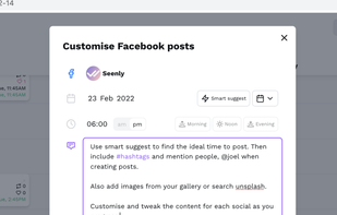 Seenly.io screenshot 2
