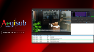 Aegisub 3.4.0 launches after a decade-long wait for a new version image