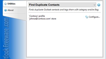 Find Duplicate Contacts for Outlook screenshot 1