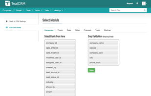 TealCRM screenshot 1