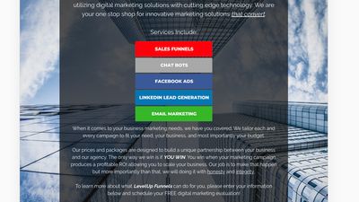 Marketing agency funnel example