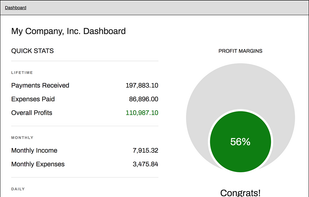 Learn more about your business and make better financial decisions as you review where your spending more and what clients are bringing your more revenue.