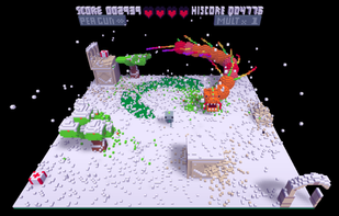 Voxatron screenshot 1
