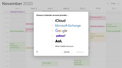 Apple Calendar screenshot 1