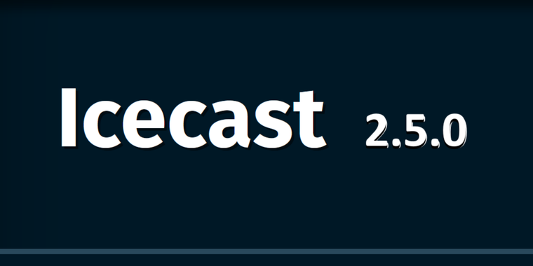 Icecast 2.5.0 launches improved web interface and dark mode image