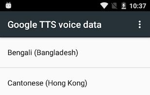 Speech Services by Google screenshot 1