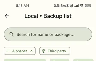 DataBackup screenshot 1