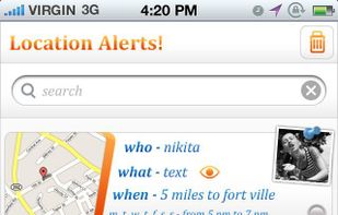 Location Alerts screenshot 1