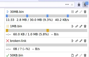 Multithreaded Download Manager screenshot 1