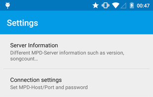 MPDroid screenshot 1