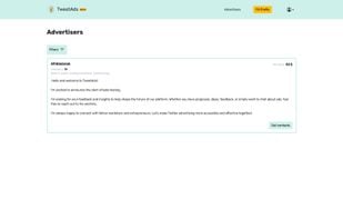 Advertisers list