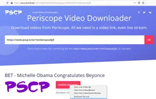 insert video link and download file