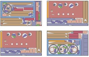 Example of multi-sheets nesting