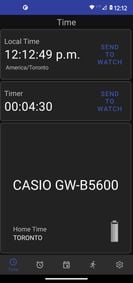 Casio G-Shock Smart Sync screenshot 2