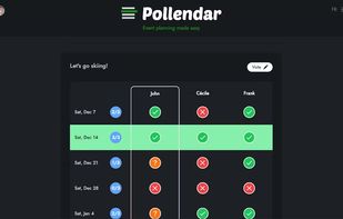 Pollendar screenshot 2
