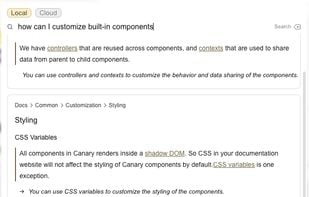 Canary - Search & Ask AI screenshot 1