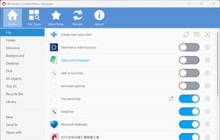 ContextMenuManager screenshot 1