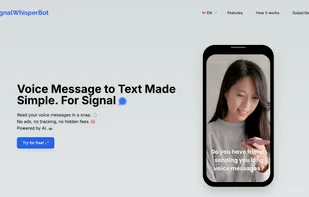 SignalWhisperBot screenshot 1