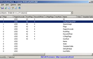 ESEDatabaseView screenshot 1