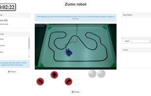 Arduino and robotics remote laboratory (for studying Arduino, robotics and programming)