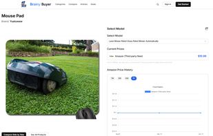 Product page, track history, read reviews.