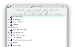 jdSimpleAutostart screenshot 1