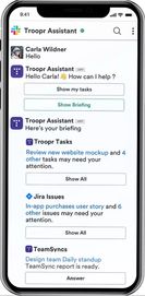 Troopr Slackbot  screenshot 1