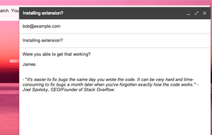 Random Signature Quotes for Gmail screenshot 1