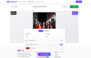 Image Resizer - Editor Page