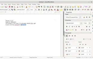 LibreOffice - Writer screenshot 1