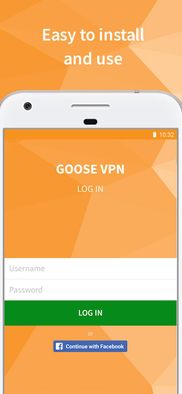 Goose VPN screenshot 2