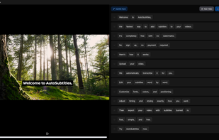 AutoSubtitles screenshot 1