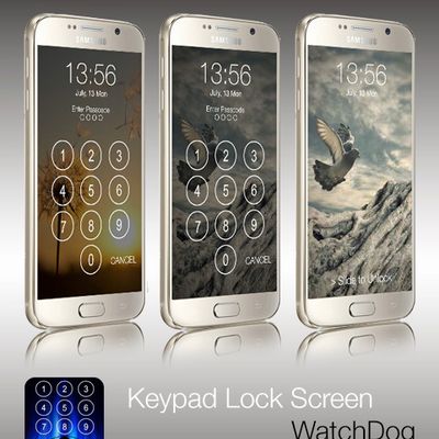 Keypad Lock Screen WatchDog with iOS style