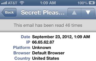 iTrackmail screenshot 1